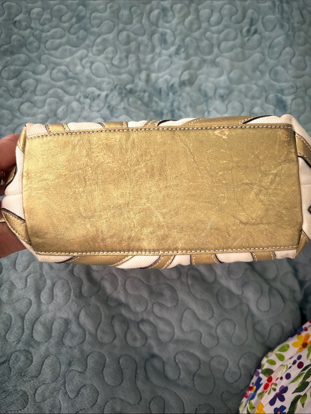Coach vintage Canvas gold zebra Y2K? - Picture 15 of 16